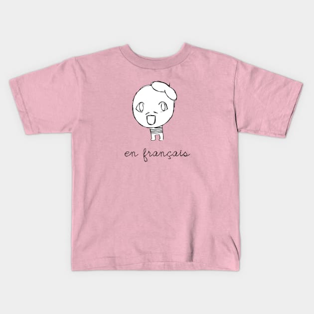 Parlez-vous? Kids T-Shirt by Fandumb